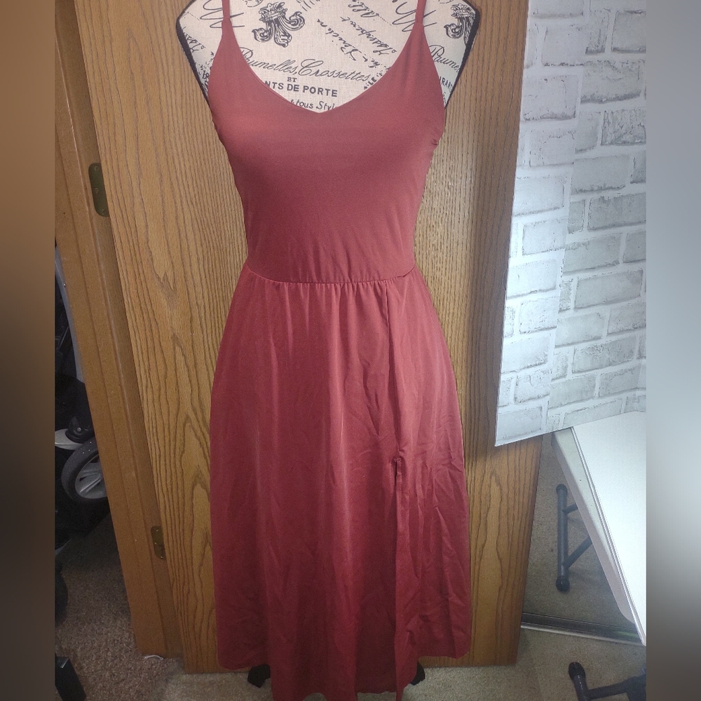 Sm.Elegant Rust Dress